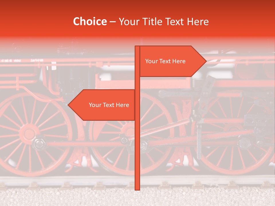 Model Shape Commuting PowerPoint Template