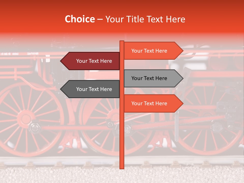 Model Shape Commuting PowerPoint Template