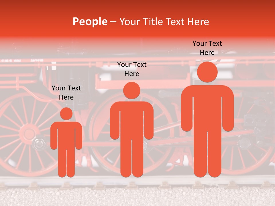 Model Shape Commuting PowerPoint Template