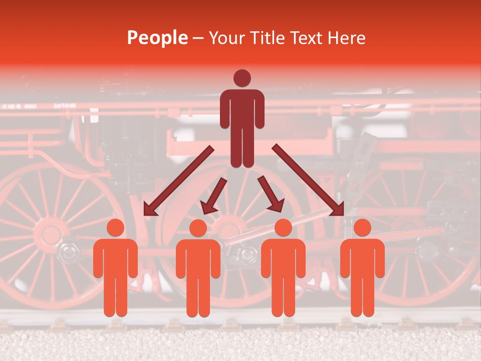 Model Shape Commuting PowerPoint Template