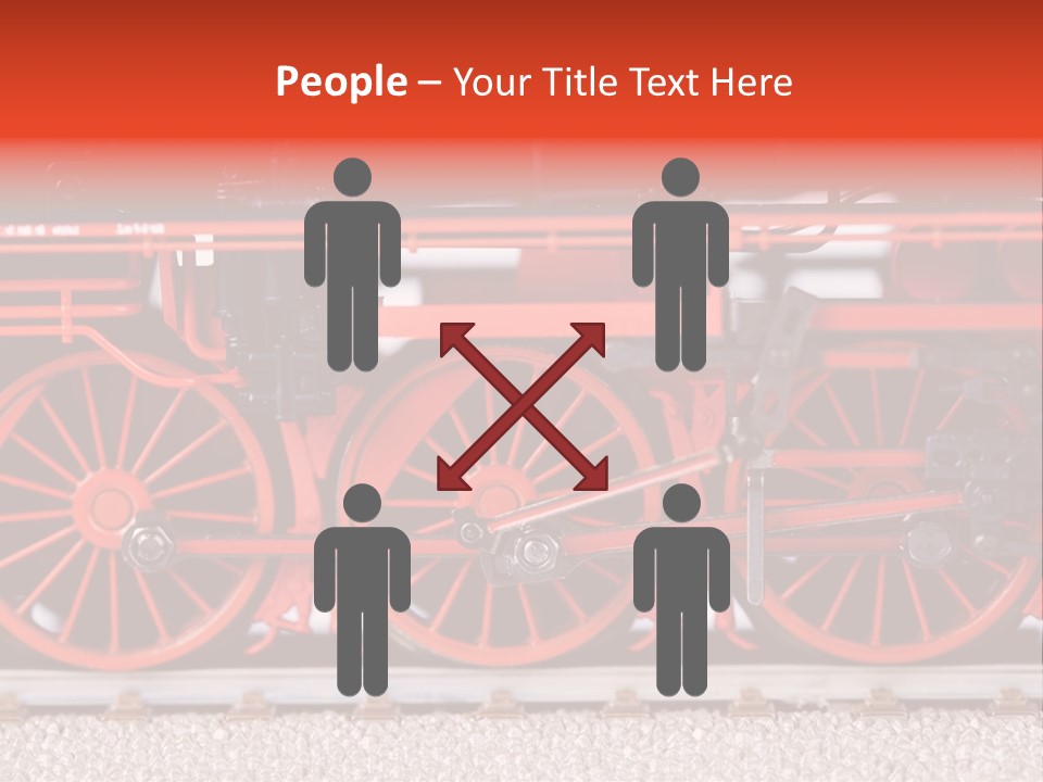 Model Shape Commuting PowerPoint Template