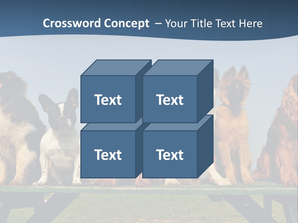 Sky Canine Dog PowerPoint Template