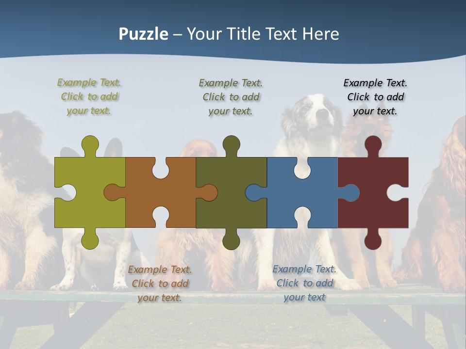 Sky Canine Dog PowerPoint Template
