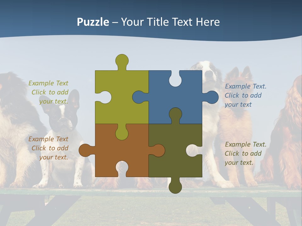 Sky Canine Dog PowerPoint Template