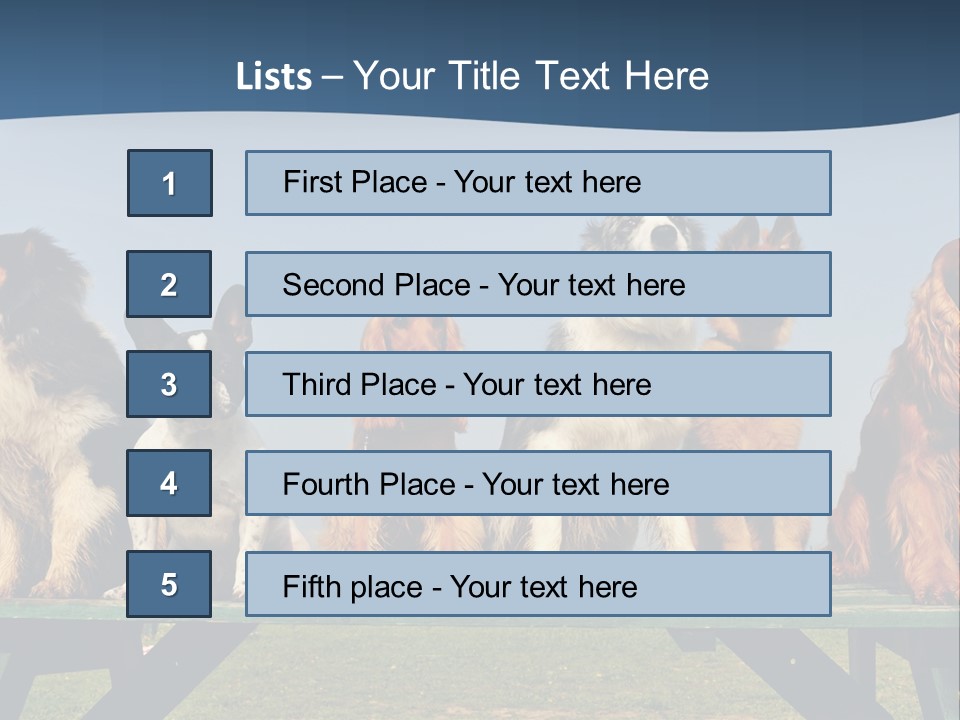 Sky Canine Dog PowerPoint Template