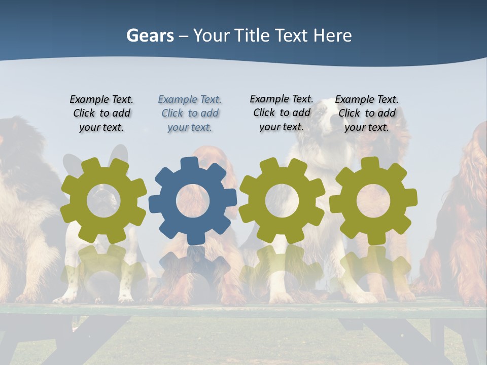 Sky Canine Dog PowerPoint Template