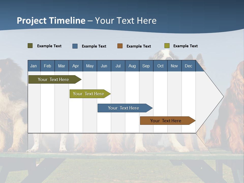 Sky Canine Dog PowerPoint Template