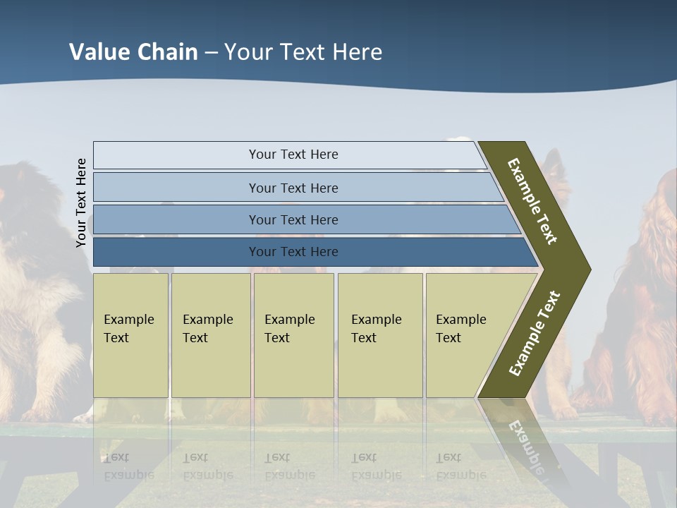 Sky Canine Dog PowerPoint Template