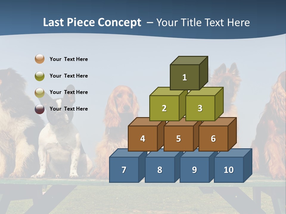 Sky Canine Dog PowerPoint Template