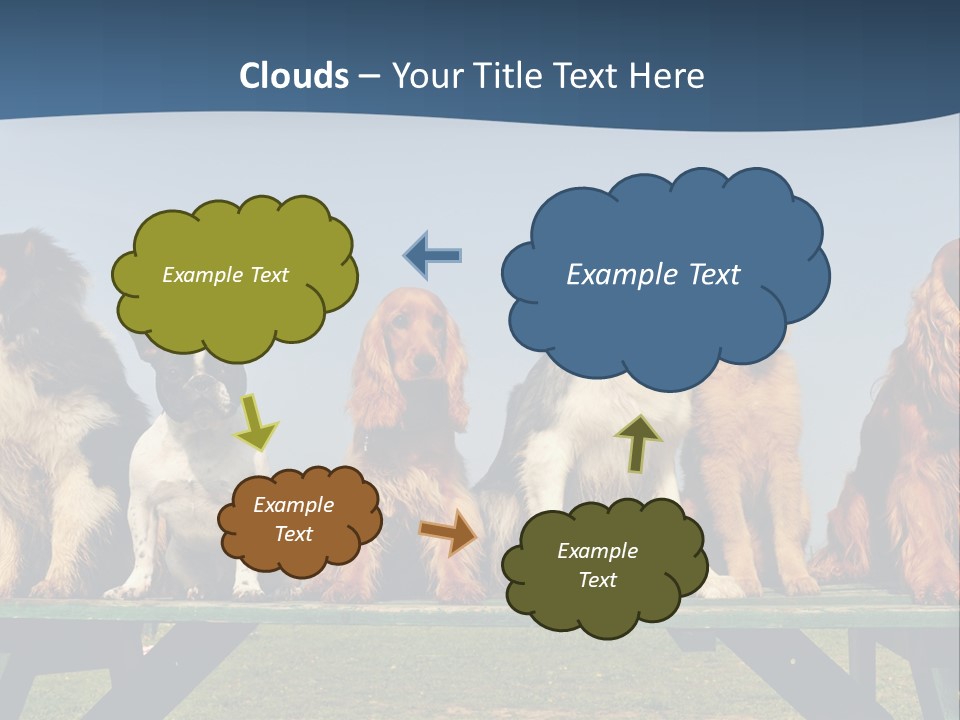 Sky Canine Dog PowerPoint Template