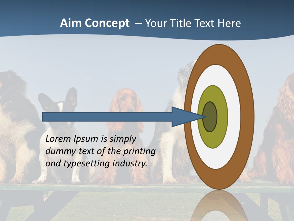 Sky Canine Dog PowerPoint Template