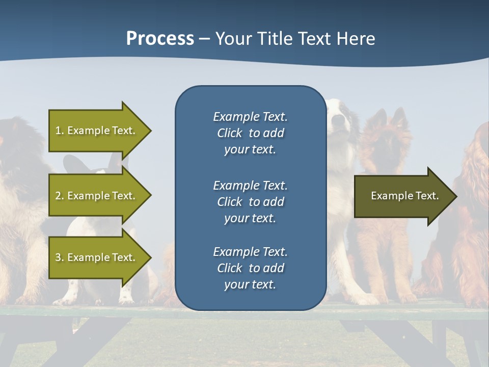 Sky Canine Dog PowerPoint Template