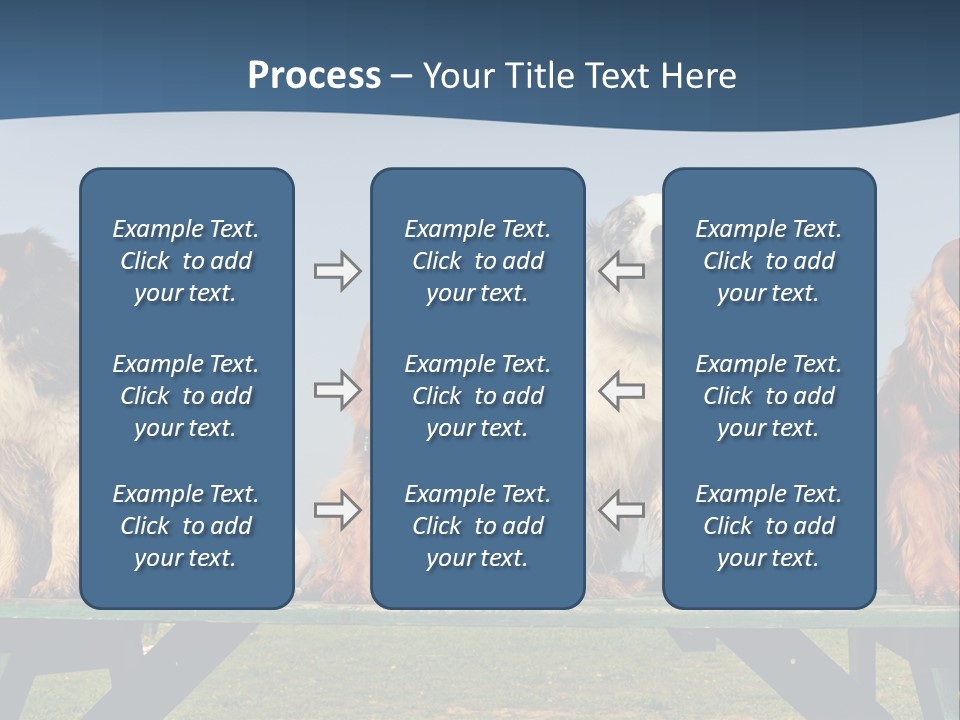 Sky Canine Dog PowerPoint Template