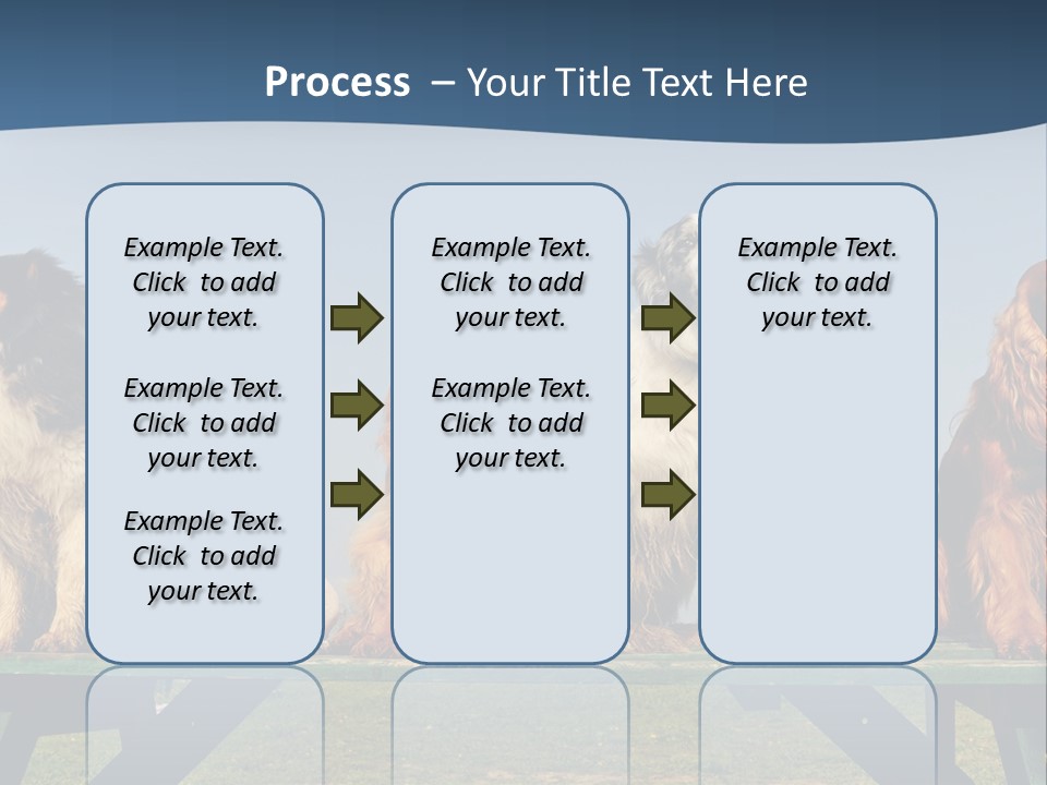 Sky Canine Dog PowerPoint Template