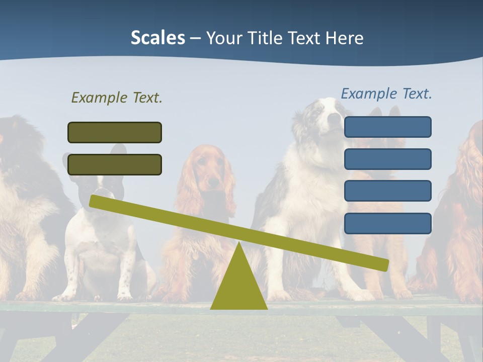 Sky Canine Dog PowerPoint Template