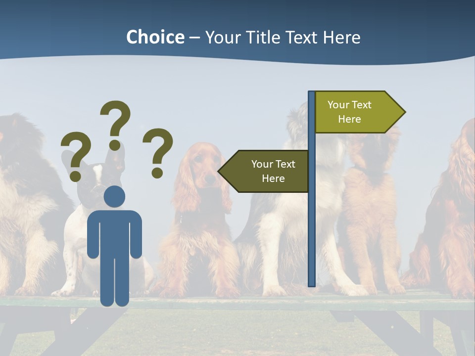 Sky Canine Dog PowerPoint Template