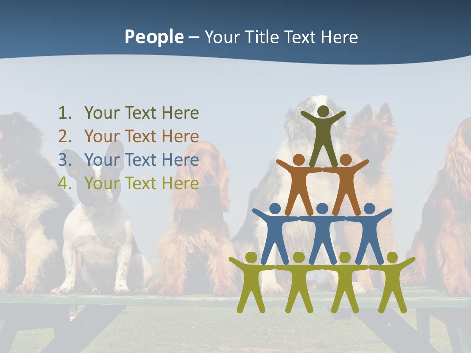 Sky Canine Dog PowerPoint Template