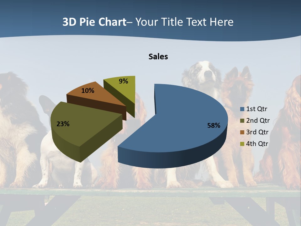 Sky Canine Dog PowerPoint Template