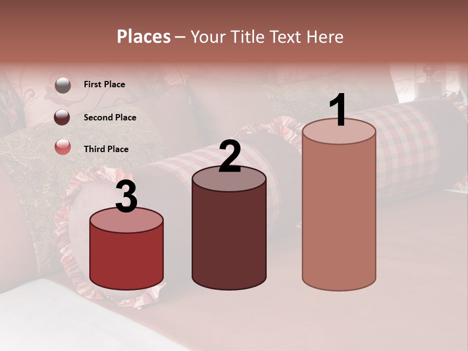 Fabric Hotel Bedding PowerPoint Template