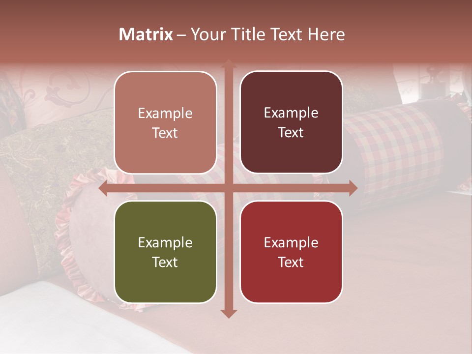 Fabric Hotel Bedding PowerPoint Template