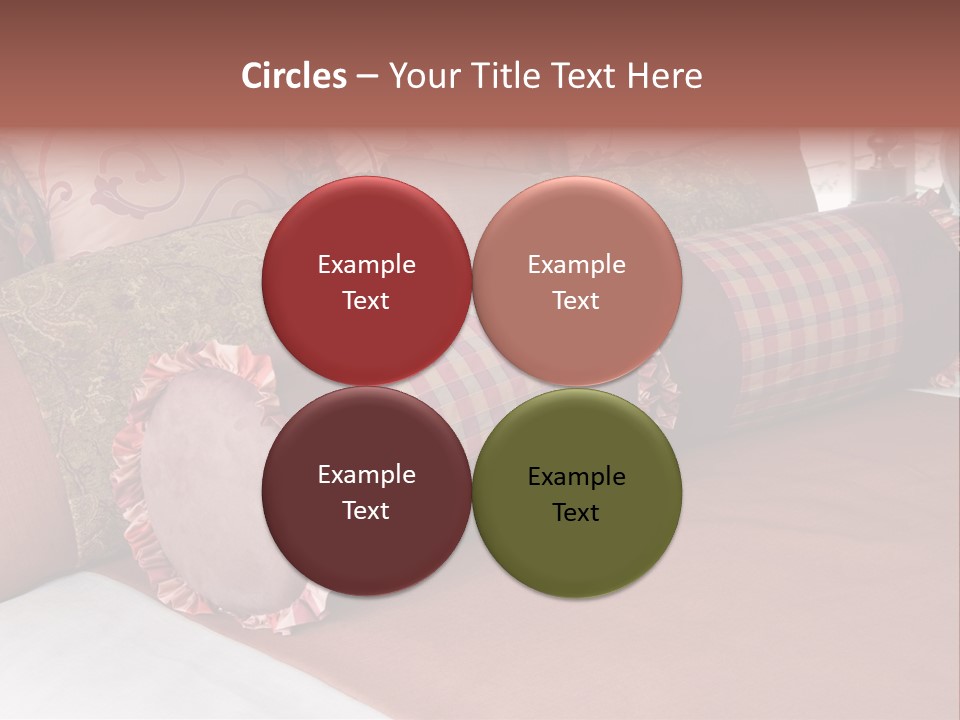 Fabric Hotel Bedding PowerPoint Template