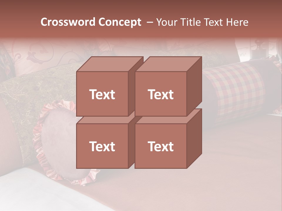 Fabric Hotel Bedding PowerPoint Template