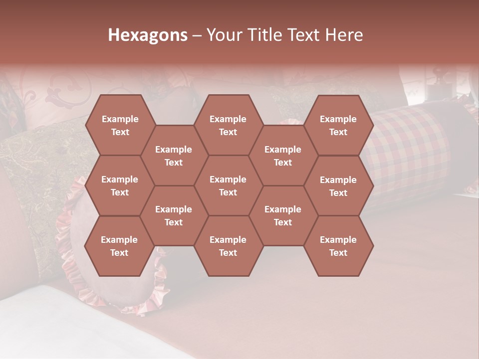 Fabric Hotel Bedding PowerPoint Template