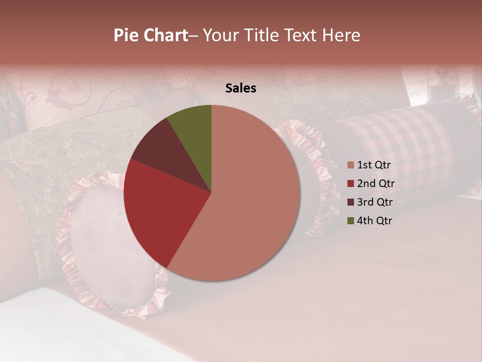 Fabric Hotel Bedding PowerPoint Template