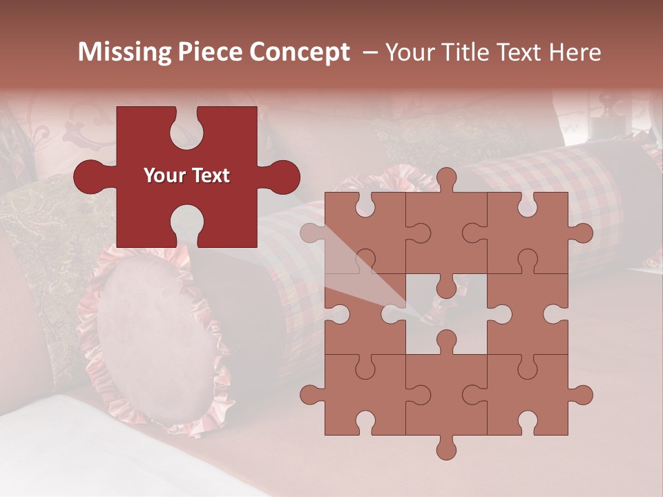 Fabric Hotel Bedding PowerPoint Template