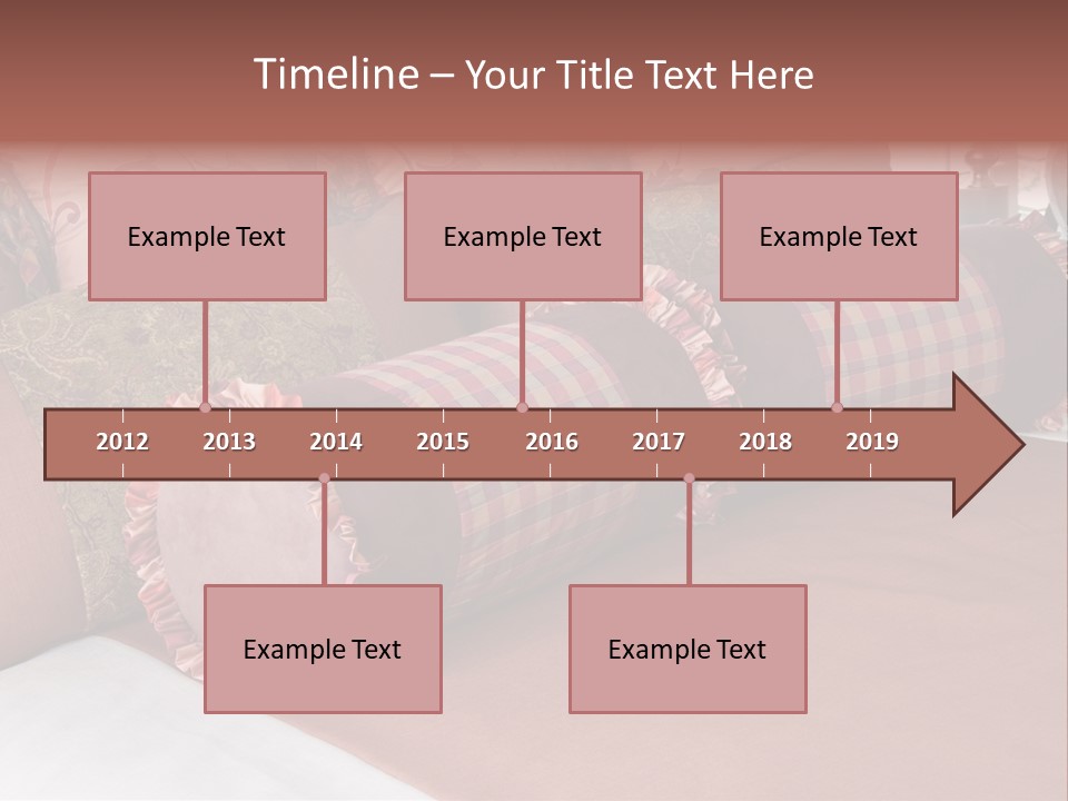 Fabric Hotel Bedding PowerPoint Template