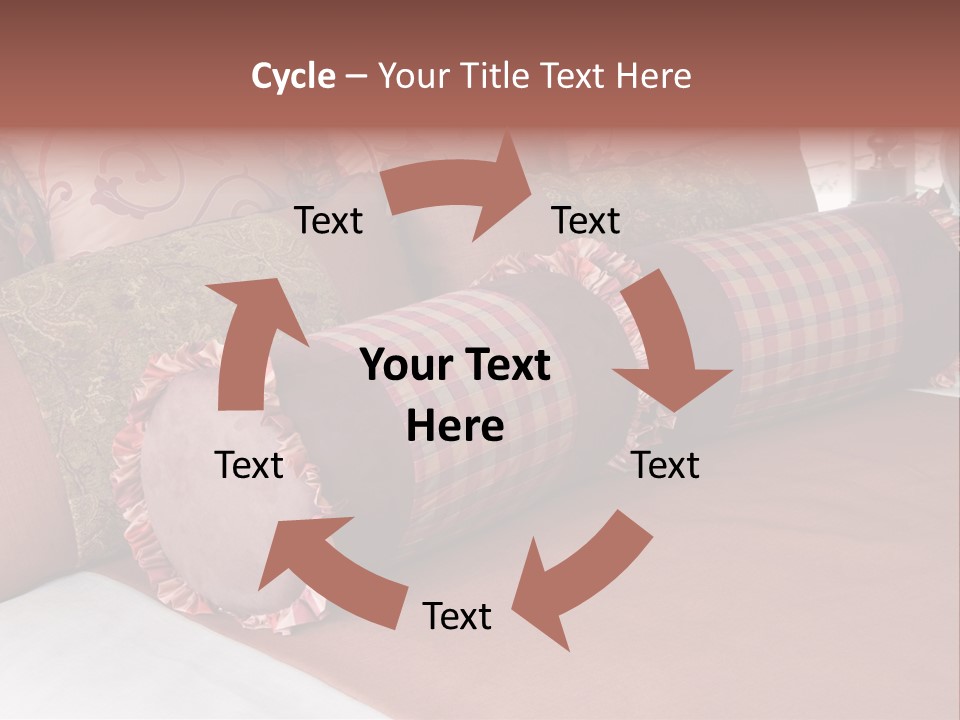 Fabric Hotel Bedding PowerPoint Template