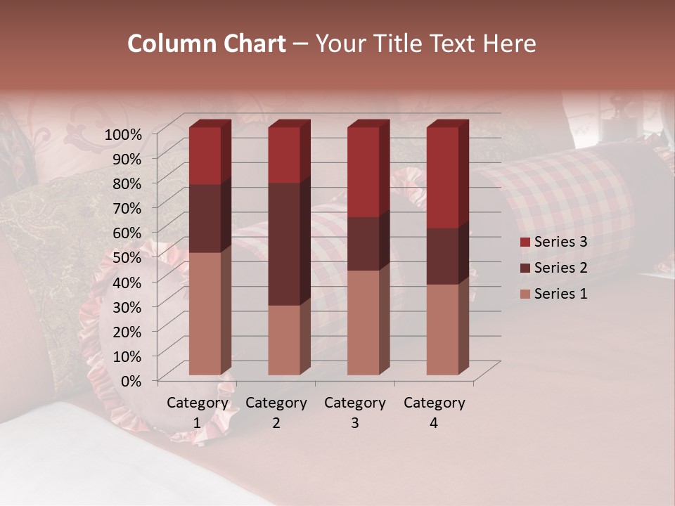 Fabric Hotel Bedding PowerPoint Template