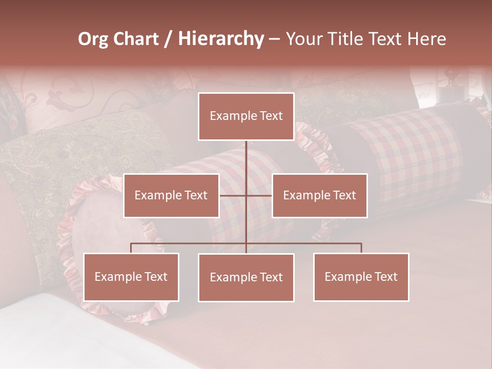 Fabric Hotel Bedding PowerPoint Template