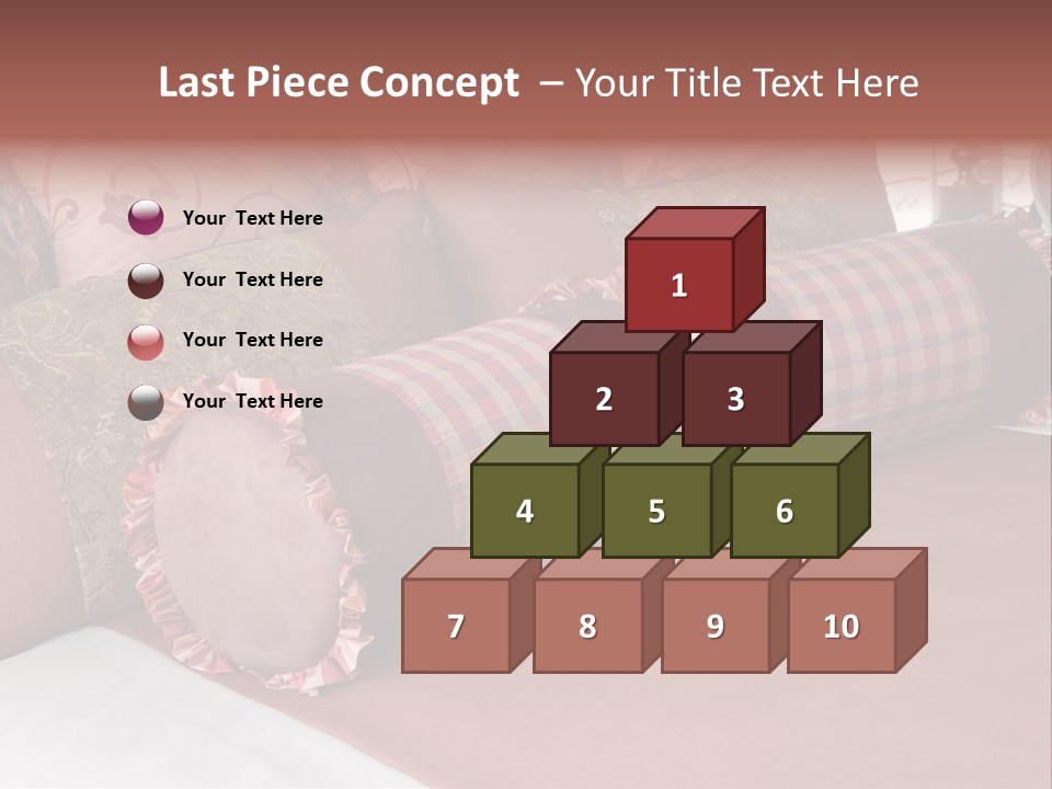 Fabric Hotel Bedding PowerPoint Template