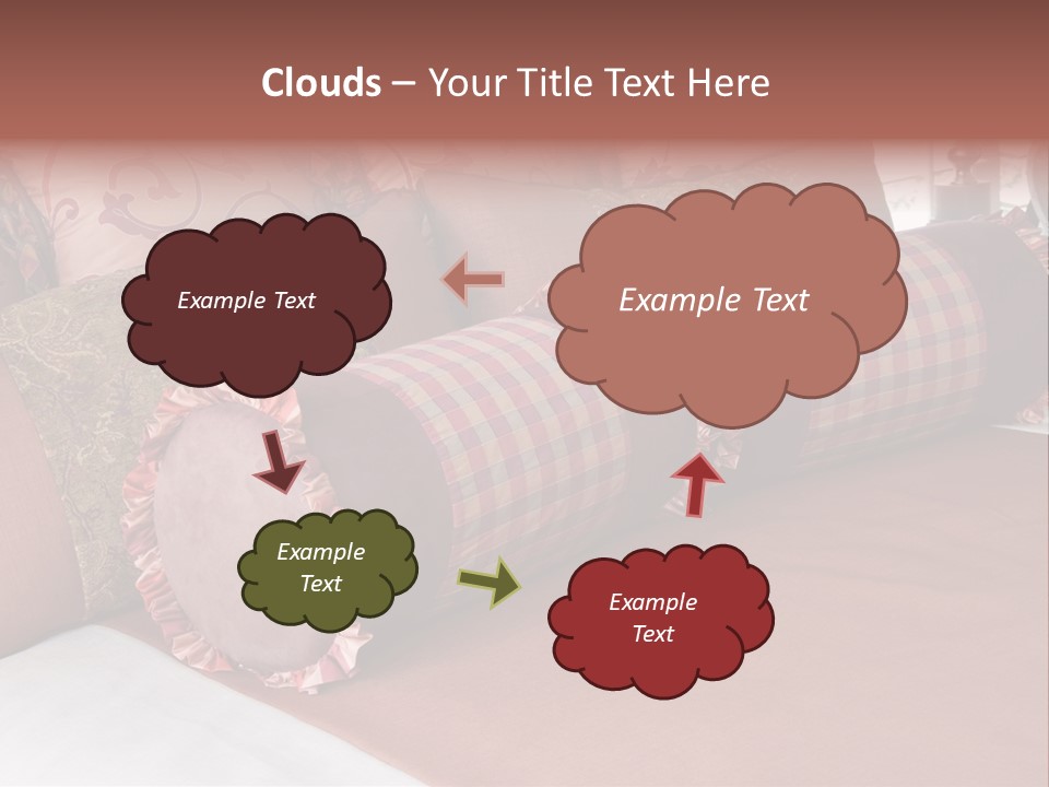 Fabric Hotel Bedding PowerPoint Template