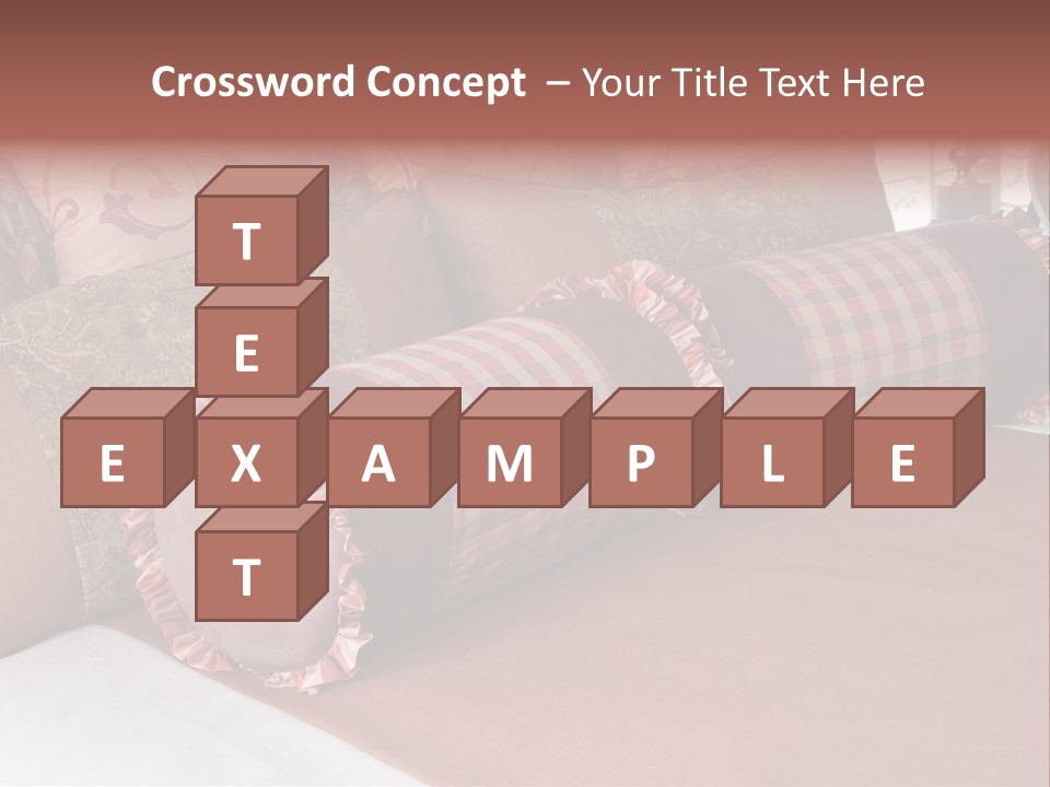 Fabric Hotel Bedding PowerPoint Template