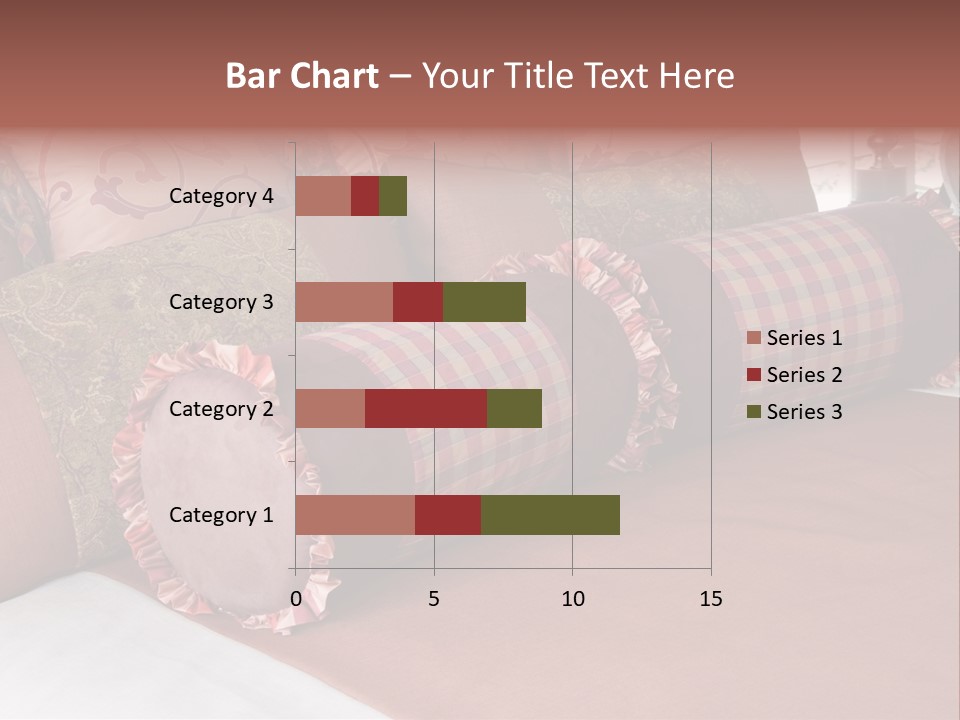 Fabric Hotel Bedding PowerPoint Template