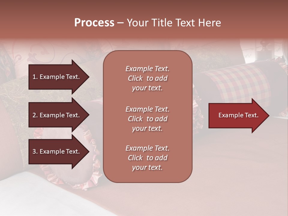 Fabric Hotel Bedding PowerPoint Template