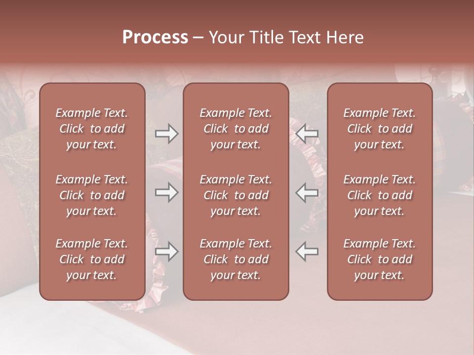 Fabric Hotel Bedding PowerPoint Template