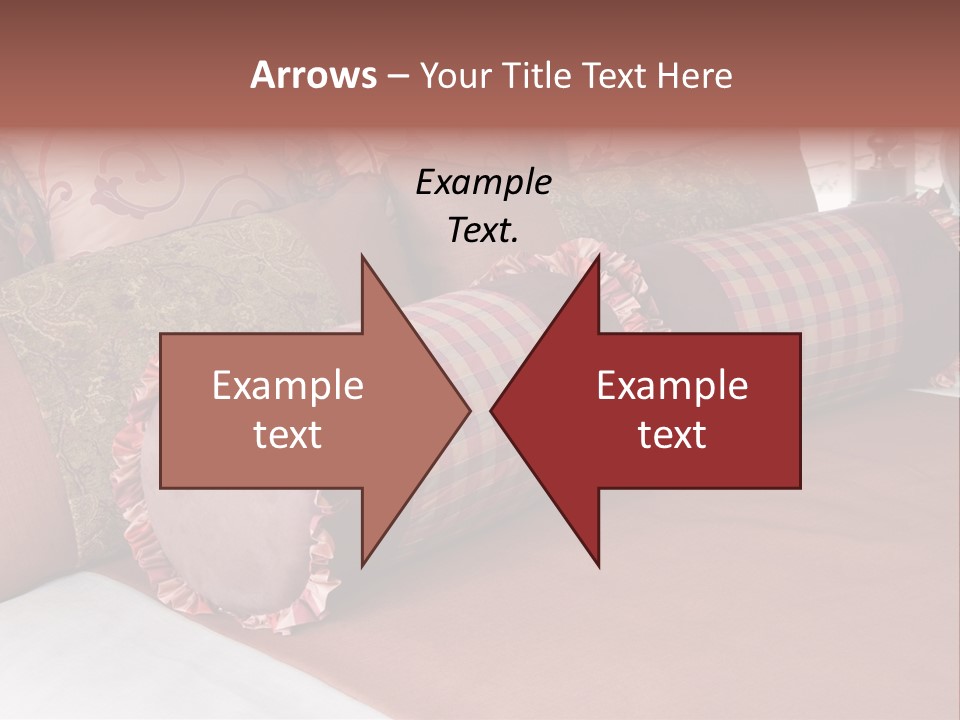 Fabric Hotel Bedding PowerPoint Template