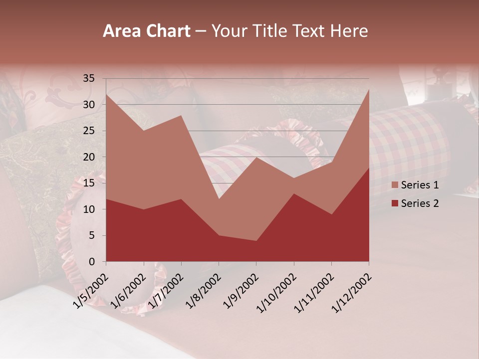 Fabric Hotel Bedding PowerPoint Template