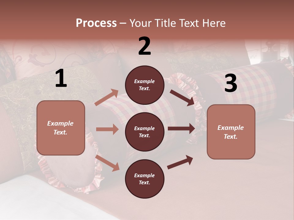 Fabric Hotel Bedding PowerPoint Template