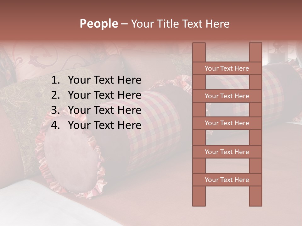 Fabric Hotel Bedding PowerPoint Template