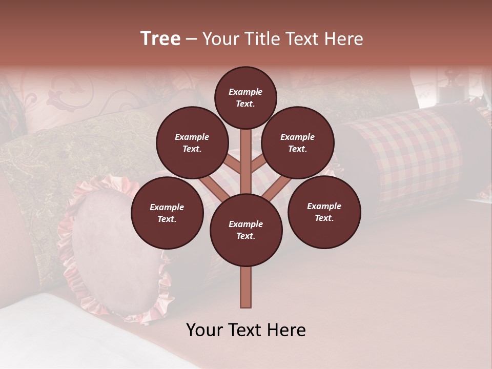 Fabric Hotel Bedding PowerPoint Template