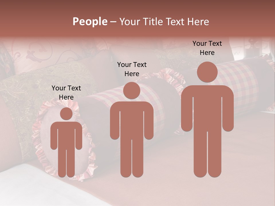 Fabric Hotel Bedding PowerPoint Template