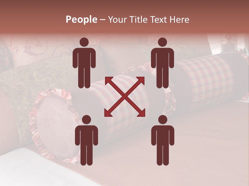 Fabric Hotel Bedding PowerPoint Template