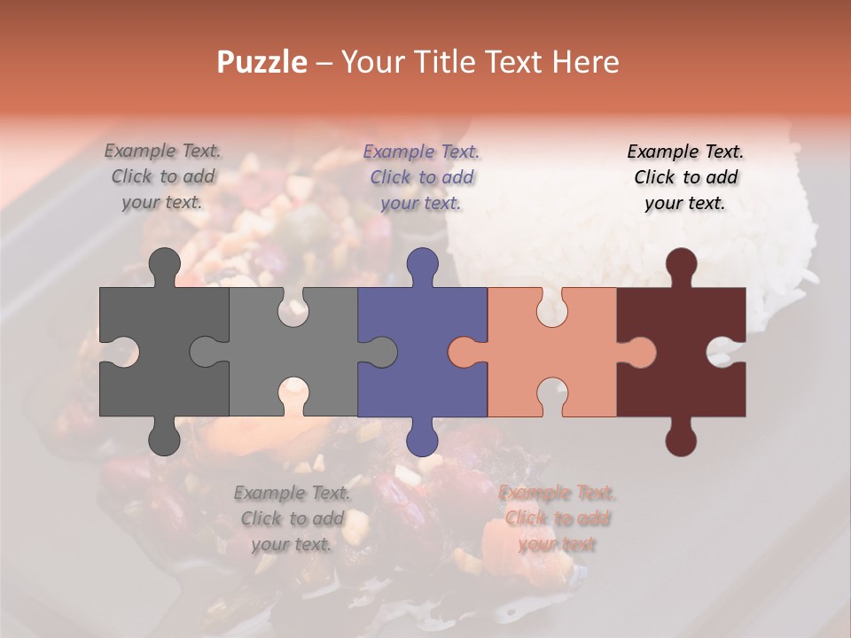 Dinner Pepper Eating PowerPoint Template