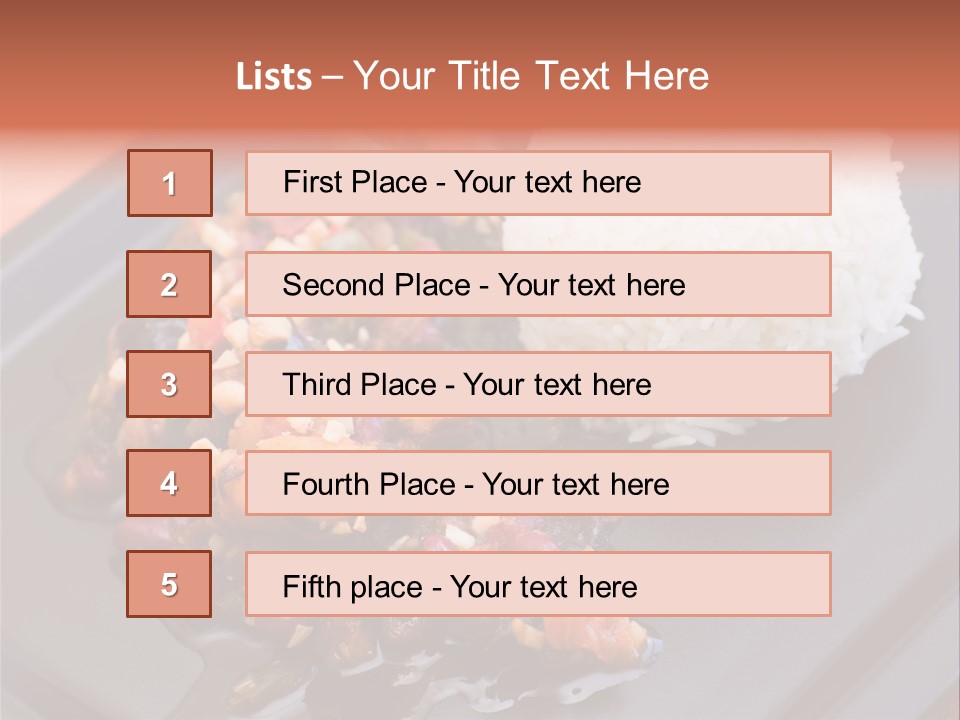 Dinner Pepper Eating PowerPoint Template