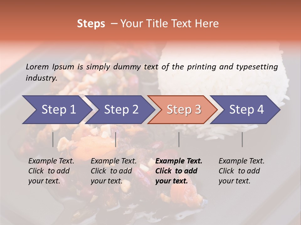 Dinner Pepper Eating PowerPoint Template