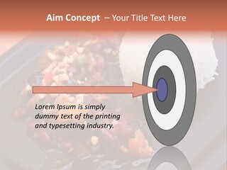 Dinner Pepper Eating PowerPoint Template